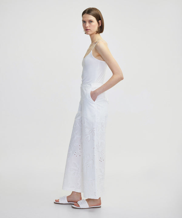 Ipekyol Scallop Trousers White