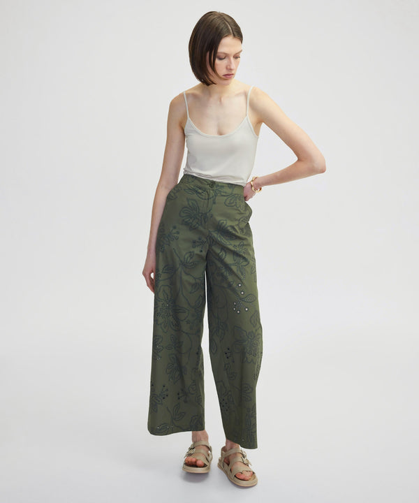 Ipekyol Scallop Trousers Khaki