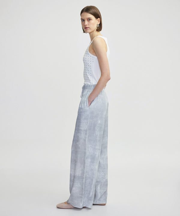 Ipekyol Hotfix Printed Trousers Grey