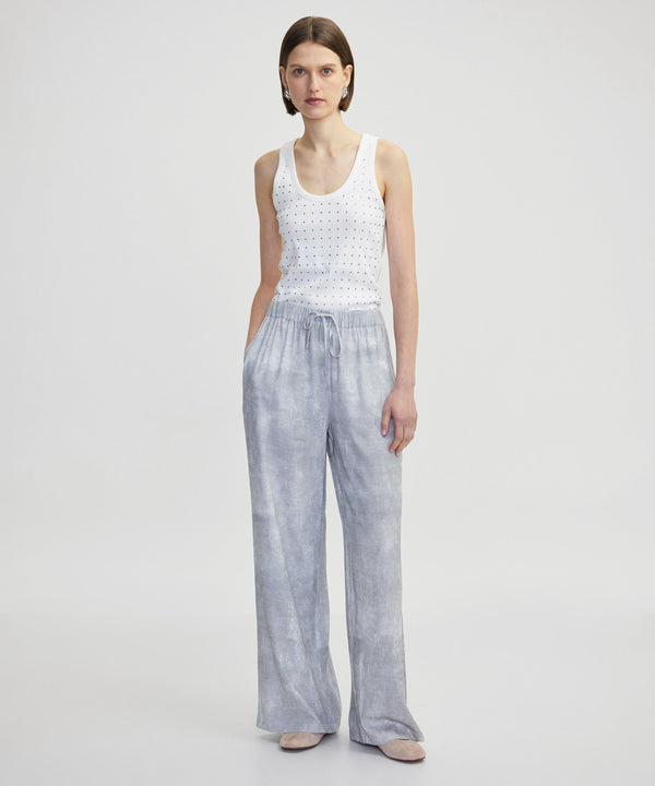 Ipekyol Hotfix Printed Trousers Grey