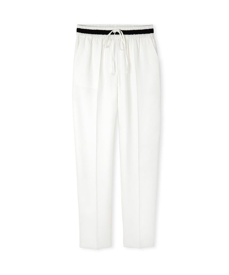 Ipekyol Contrast Waist Trousers Ecru
