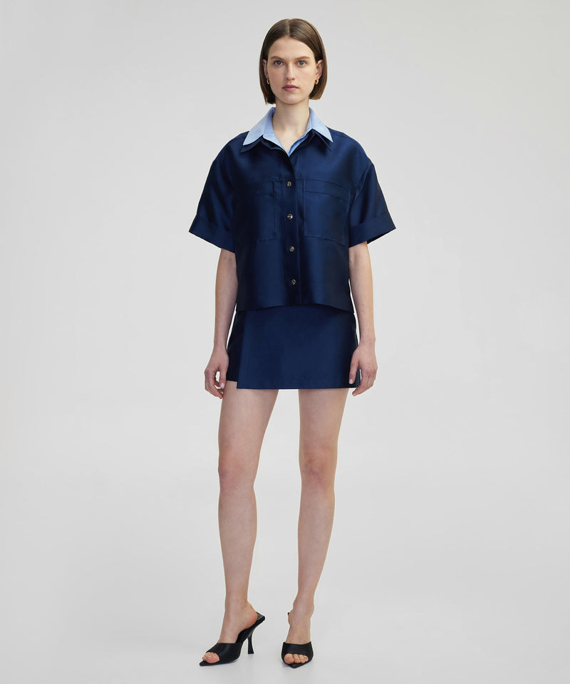 Ipekyol Two Piece Look Shirt Jacket Navy