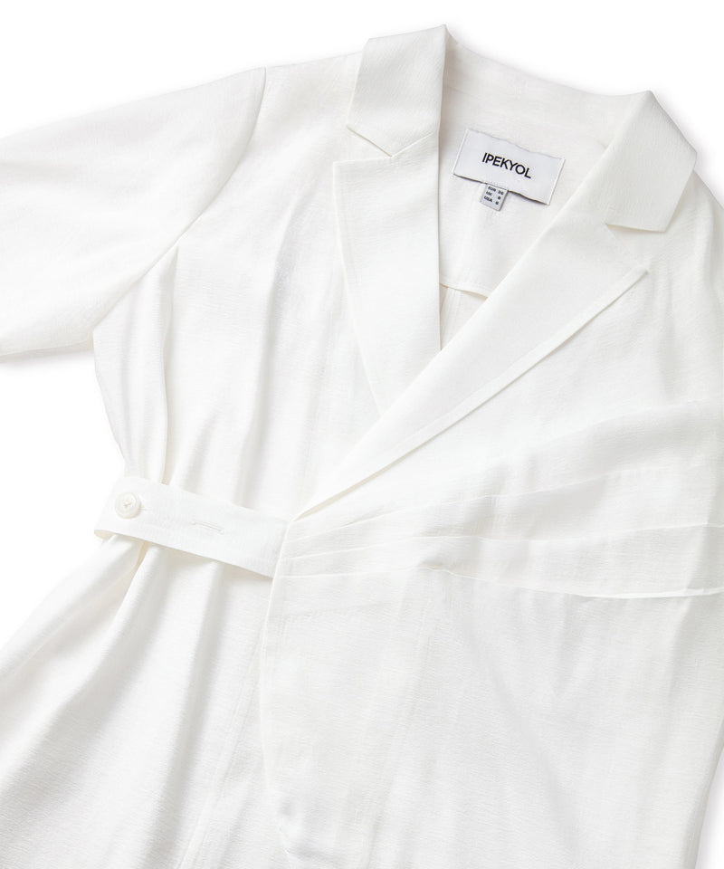 Ipekyol Draped Jacket Ecru