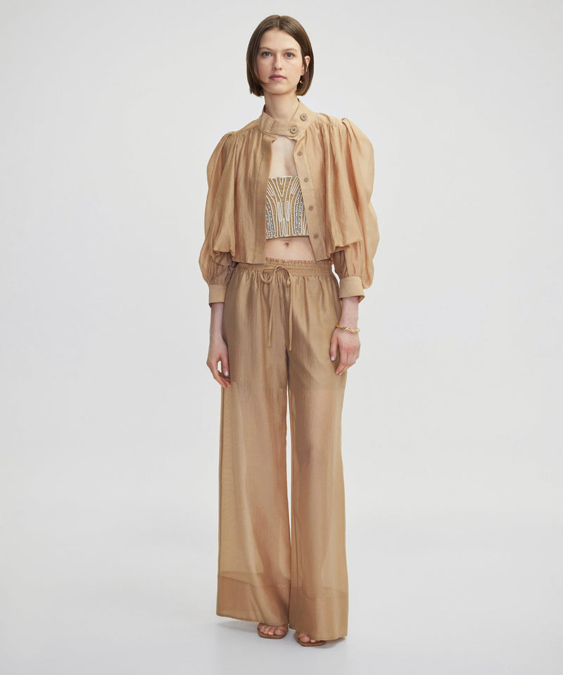 Ipekyol Balloon Sleeve Jacket Natural