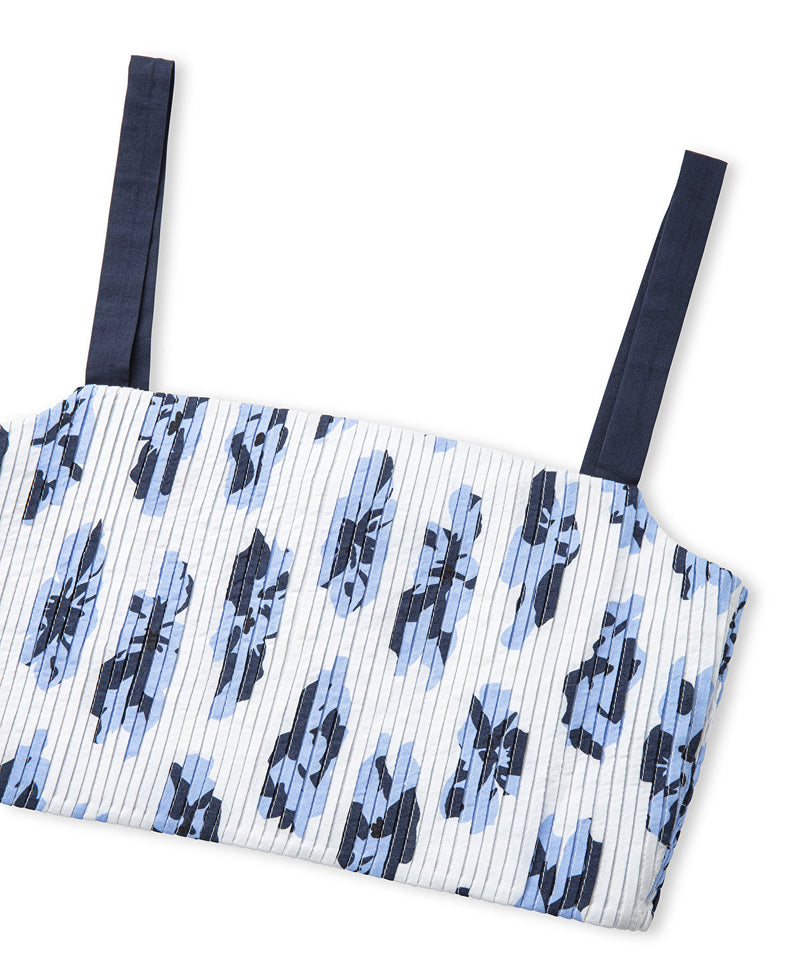 Ipekyol Floral Pattern Ribbed Blouse White