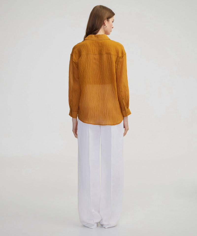 Ipekyol Wrinkled Effect Shirt Tobacco