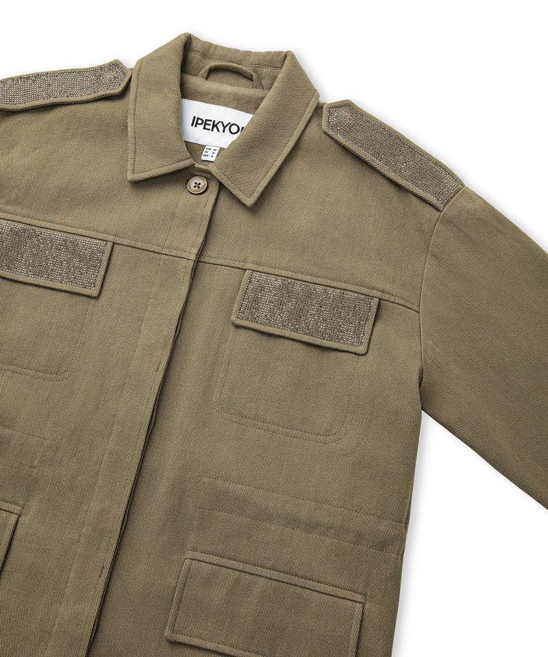 Ipekyol Flap Pocket Detailed Coat Khaki