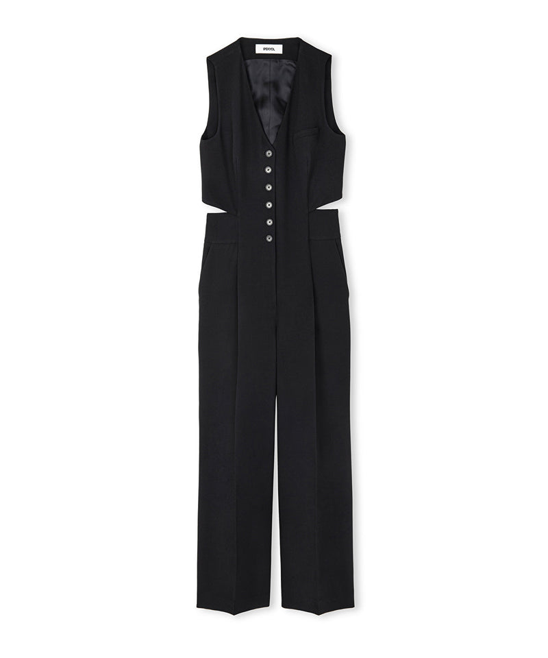 Ipekyol Double-Piece Look Wide Leg Jumpsuit Black