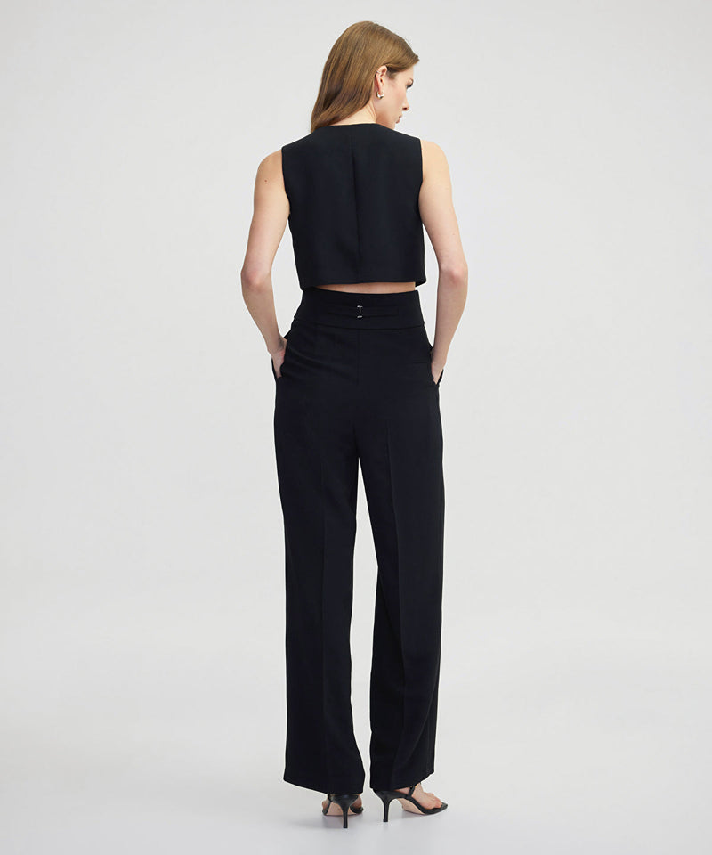 Ipekyol Double-Piece Look Wide Leg Jumpsuit Black