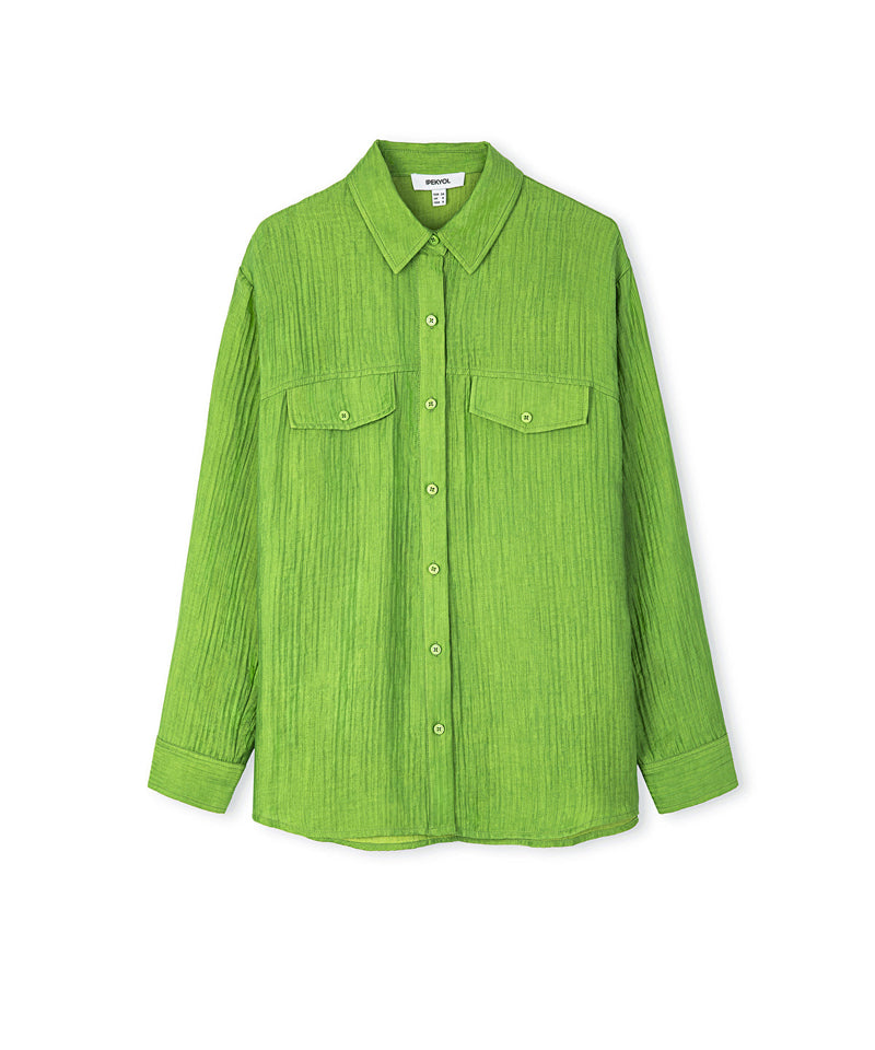 Ipekyol Textured Shirt Green