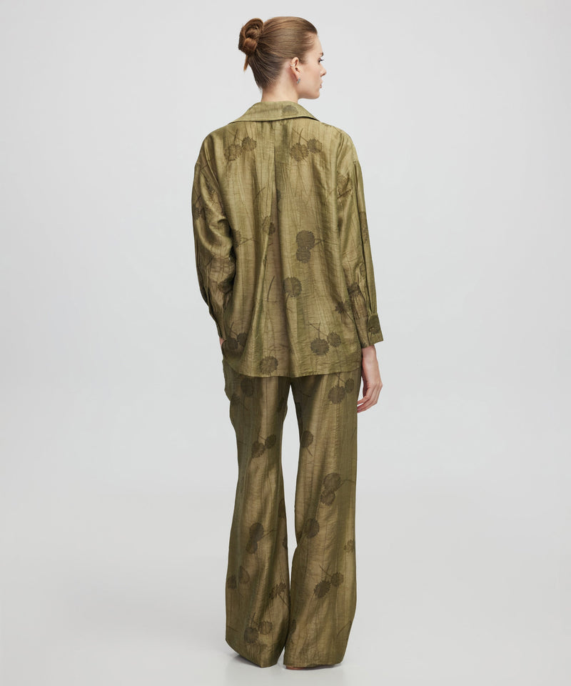 Ipekyol Jacquard Shirt Light Khaki