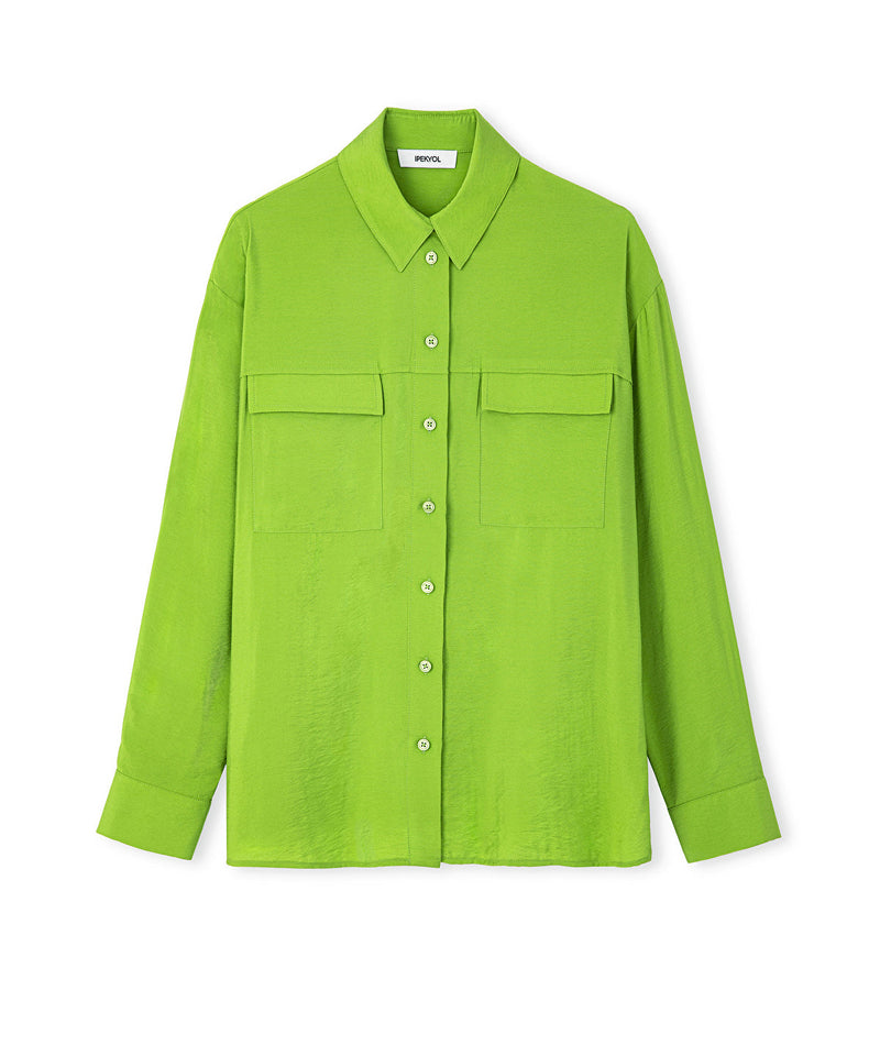 Ipekyol Pocket Flap Shirt Green