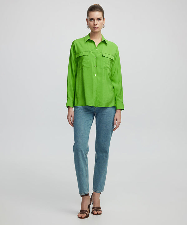 Ipekyol Pocket Flap Shirt Green