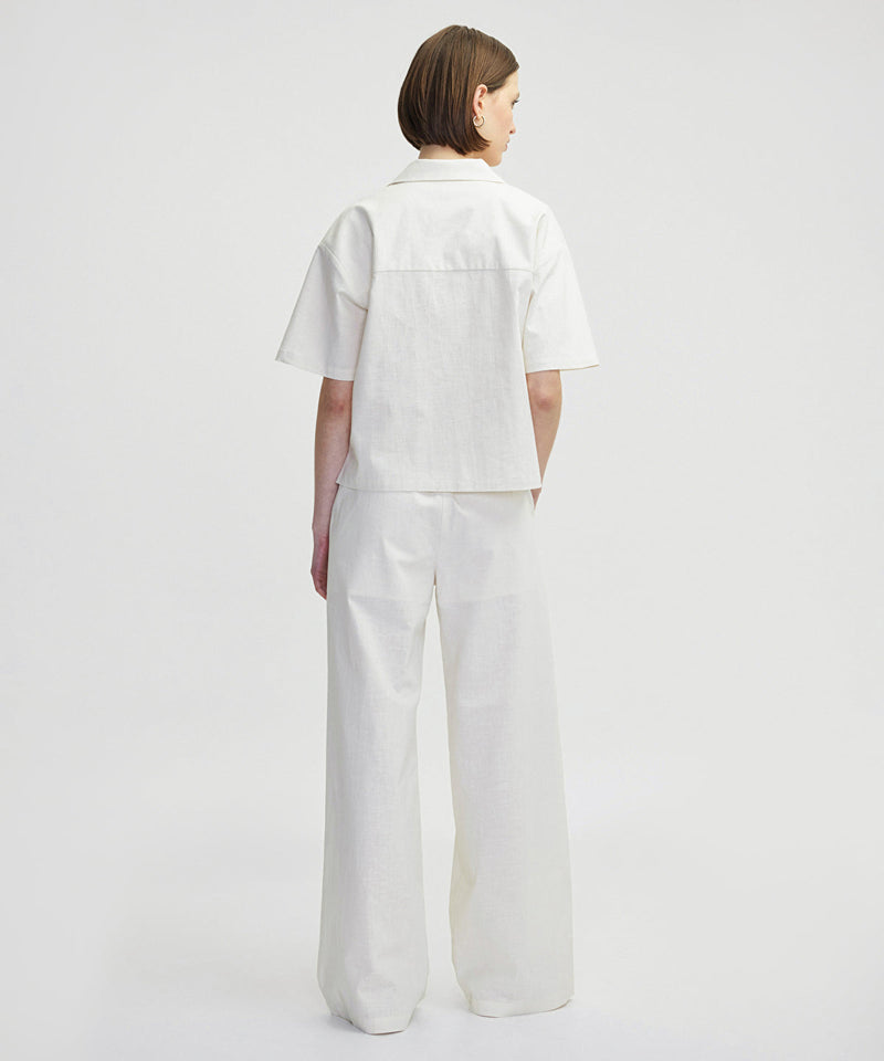 Ipekyol Flower Applique Shirt Ecru