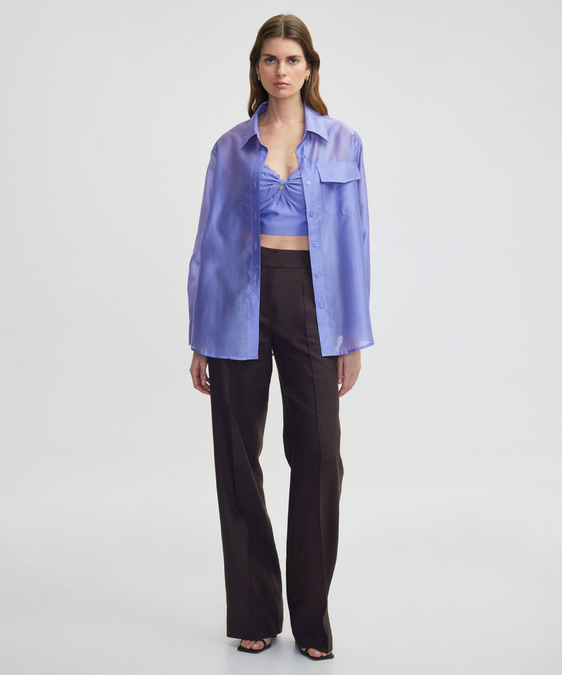 Ipekyol Two-Piece Look Shirt Lilac