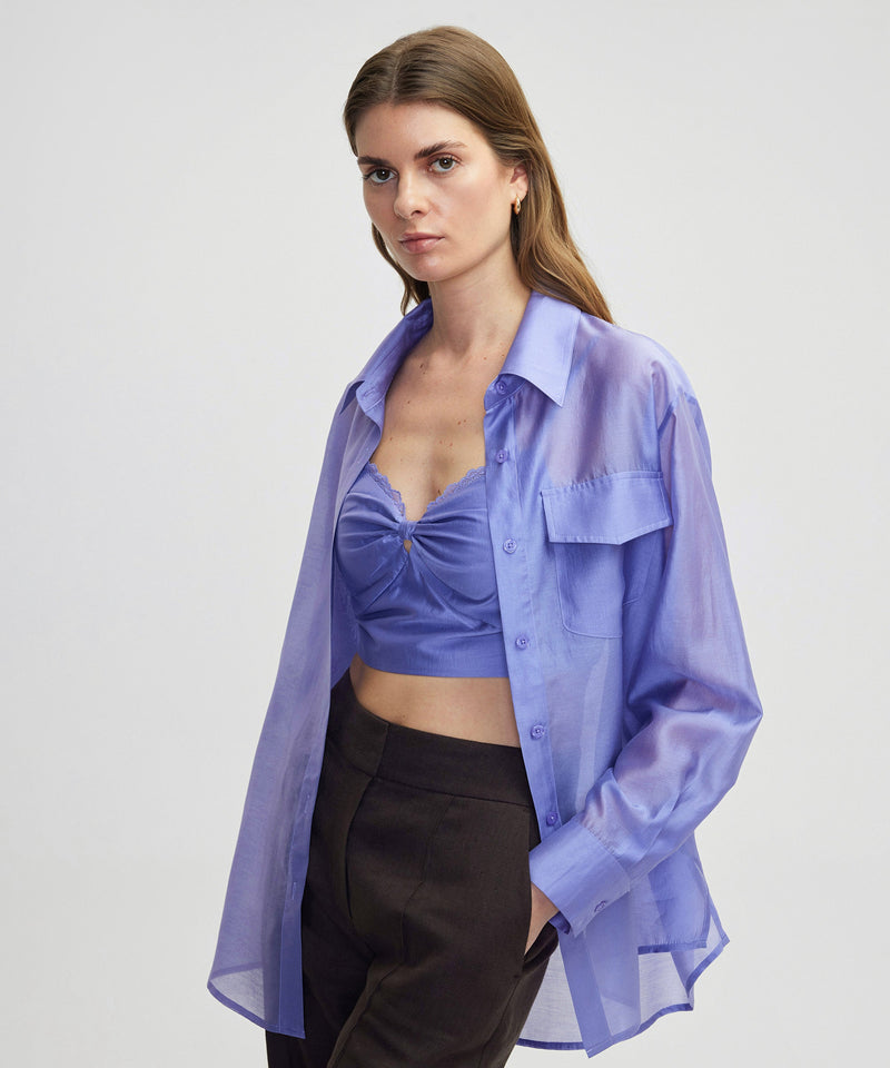 Ipekyol Two-Piece Look Shirt Lilac