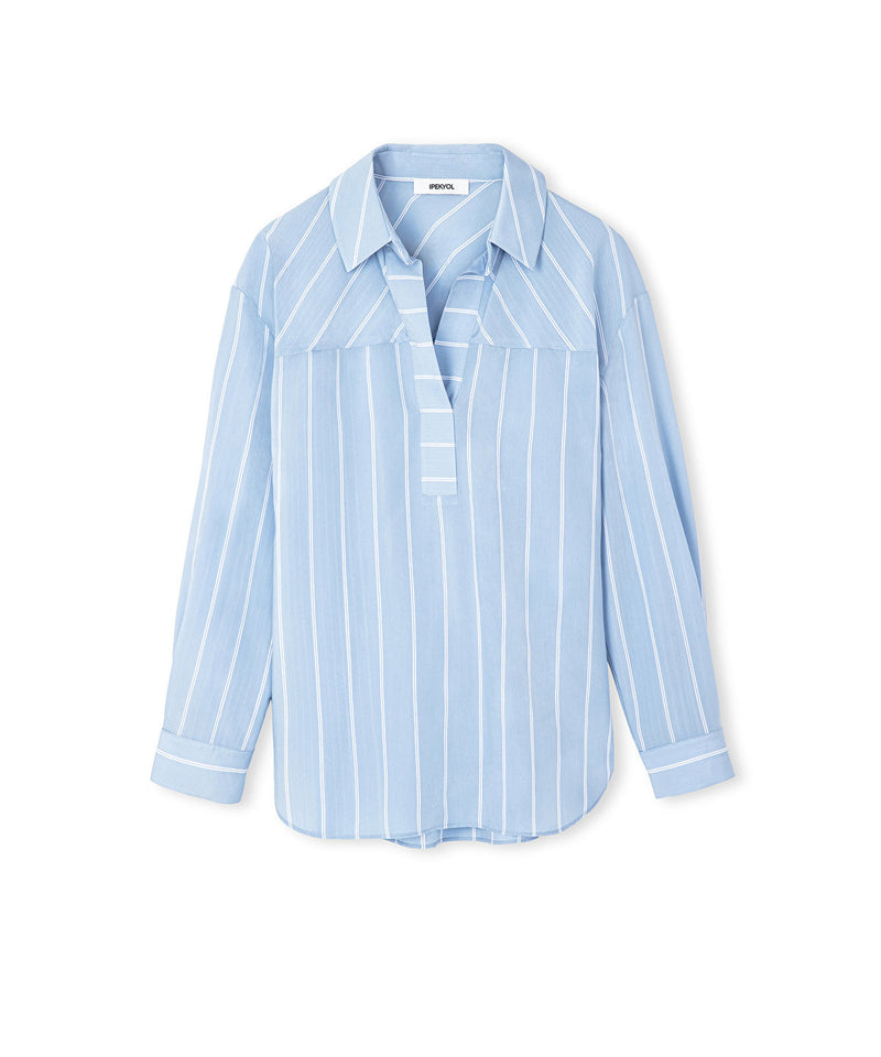 Ipekyol Striped Shirt Blue