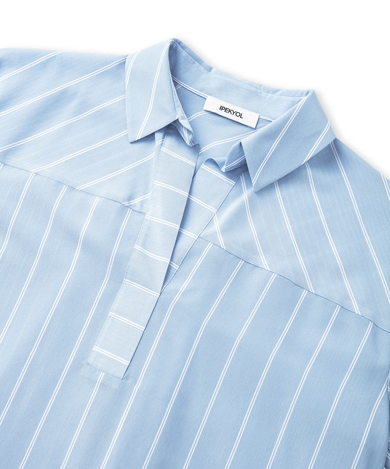 Ipekyol Striped Shirt Blue
