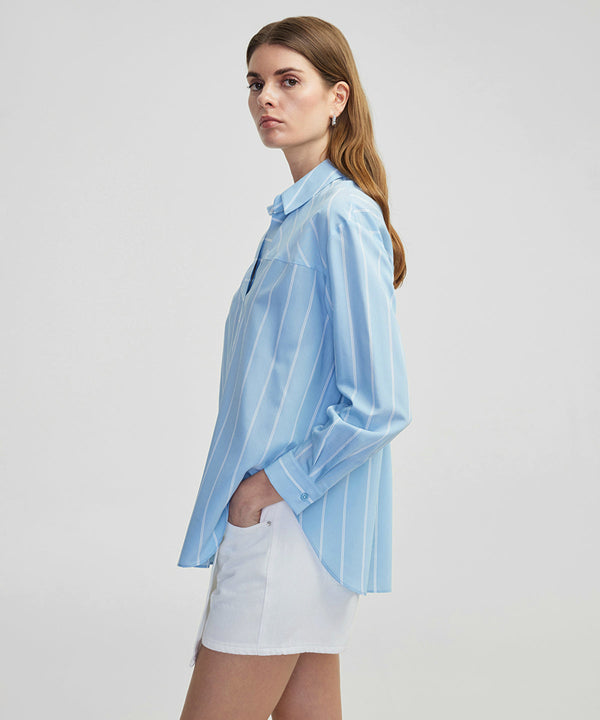 Ipekyol Striped Shirt Blue