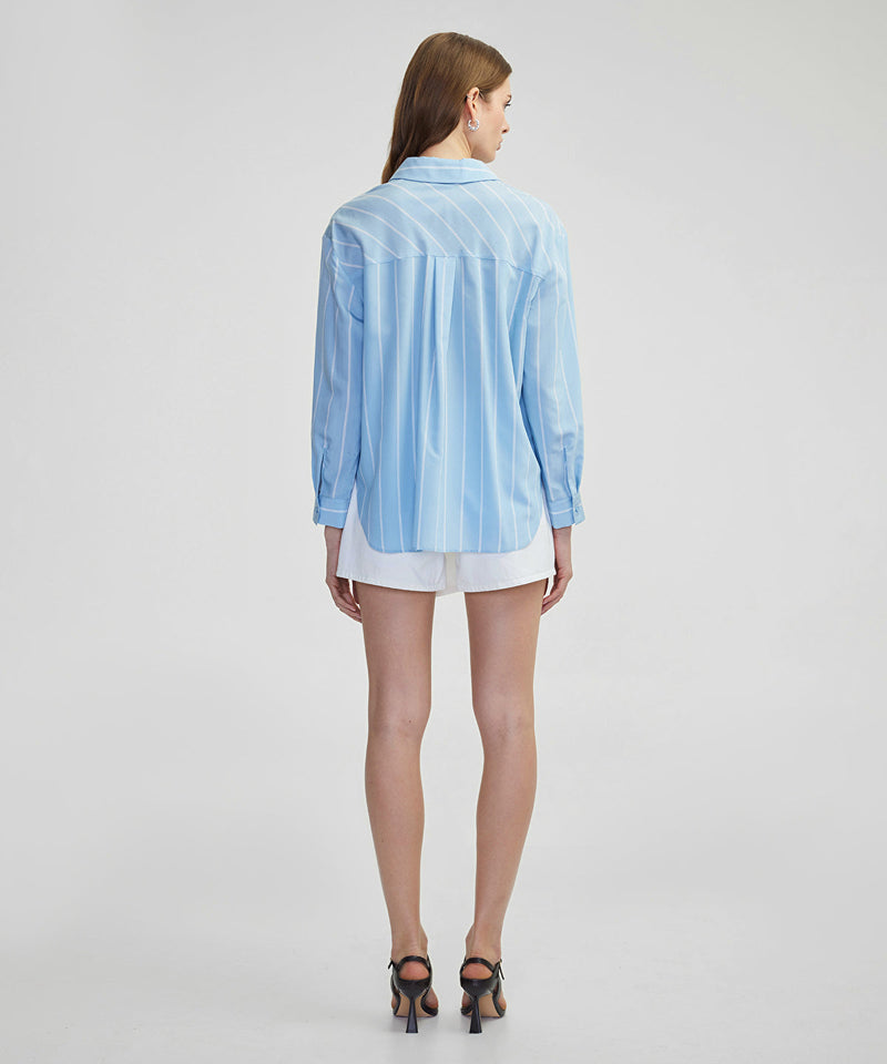 Ipekyol Striped Shirt Blue
