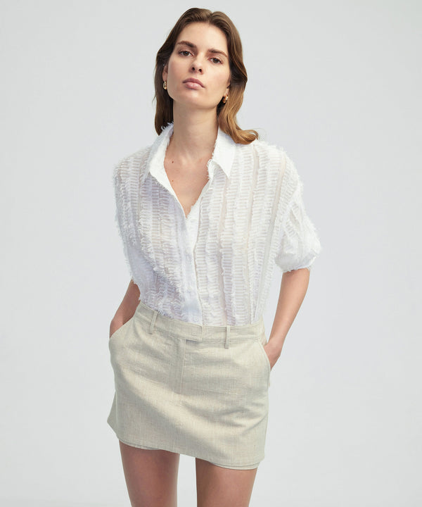 Ipekyol Tassel Shirt White