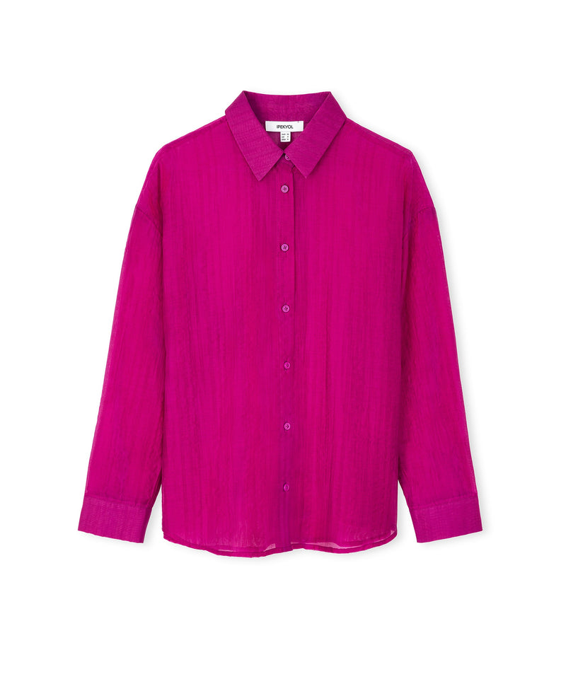 Ipekyol Off Shoulder Shirt Fuchsia