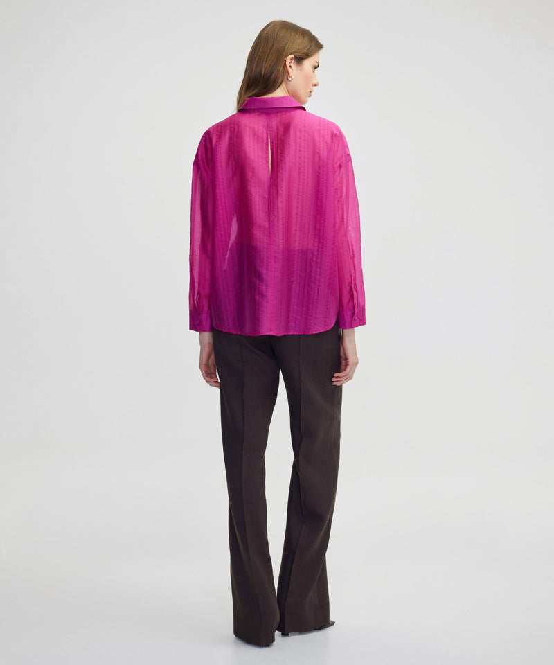 Ipekyol Off Shoulder Shirt Fuchsia