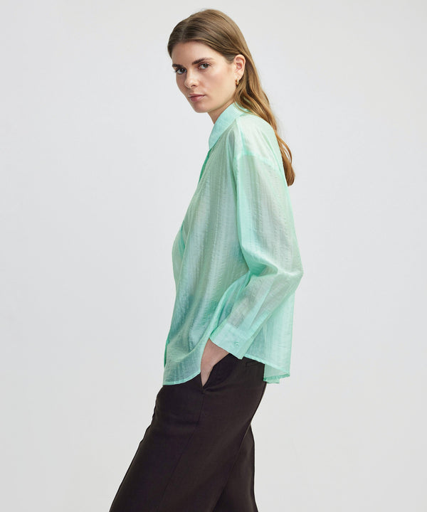 Ipekyol Off Shoulder Shirt Mint Green