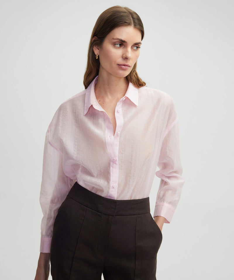 Ipekyol Off Shoulder Shirt Pink
