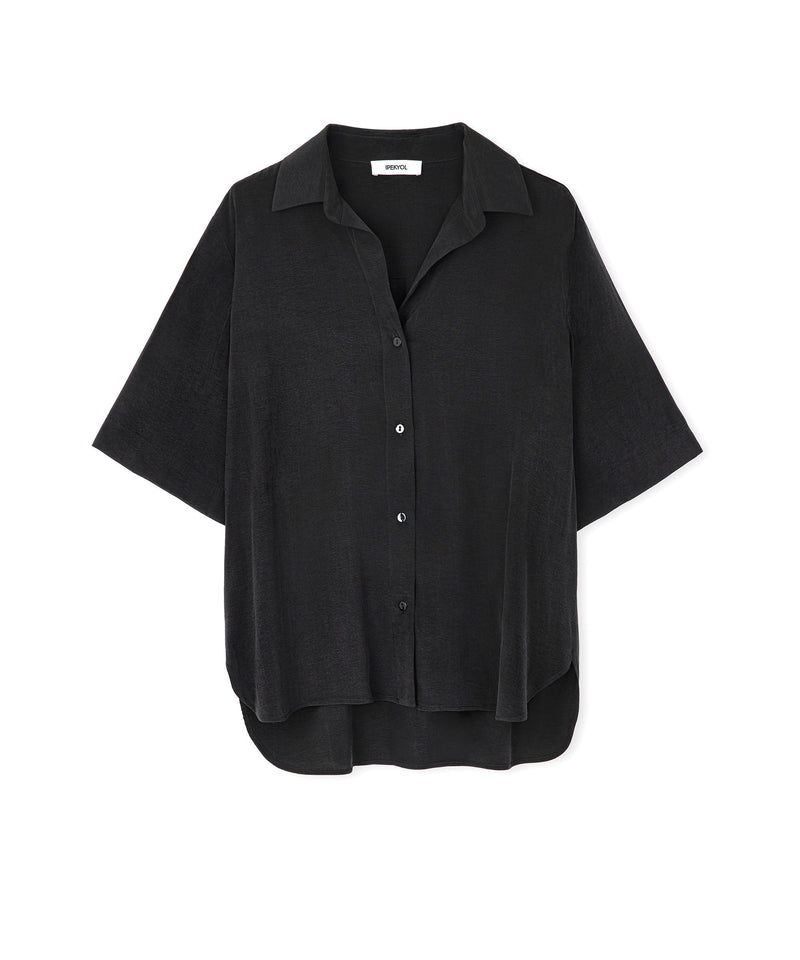 Ipekyol Relaxed Fit Basic Shirt Black