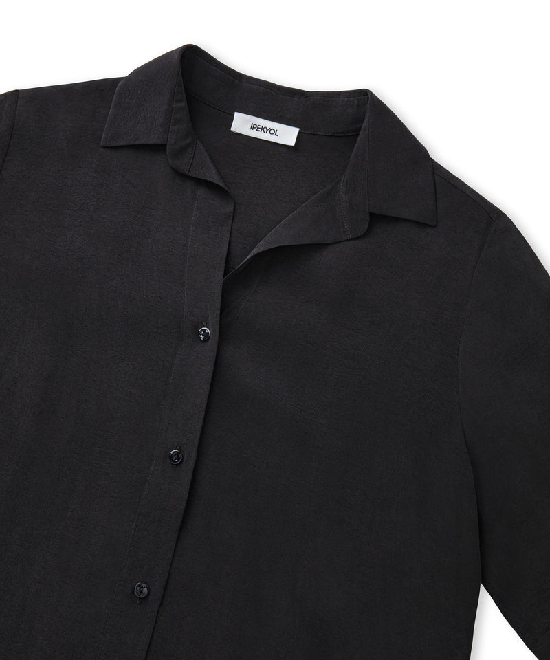 Ipekyol Relaxed Fit Basic Shirt Black
