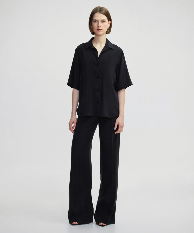 Ipekyol Relaxed Fit Basic Shirt Black