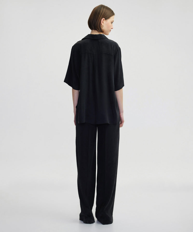 Ipekyol Relaxed Fit Basic Shirt Black