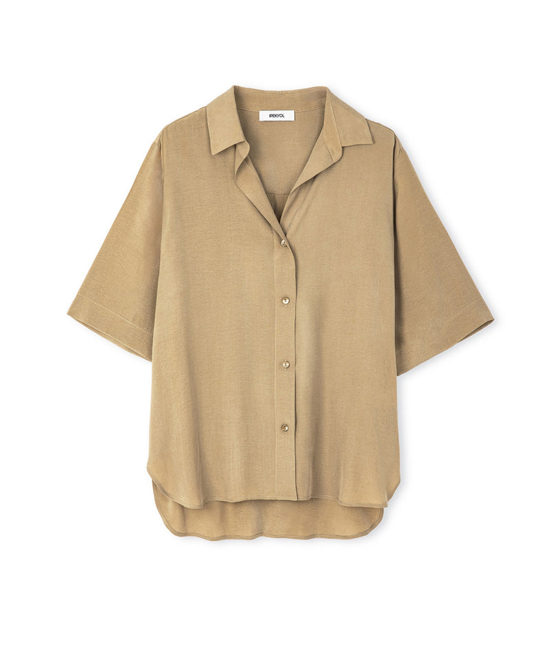 Ipekyol Relaxed Fit Basic Shirt Natural