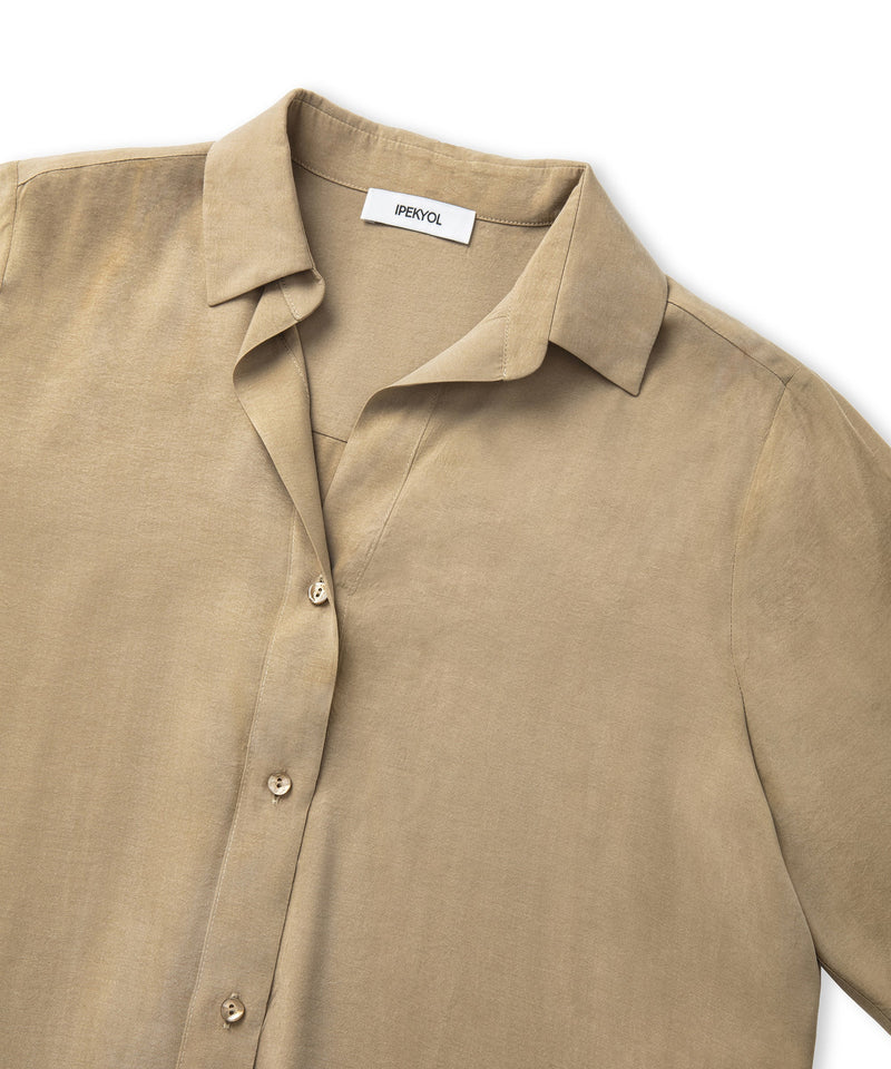 Ipekyol Relaxed Fit Basic Shirt Natural