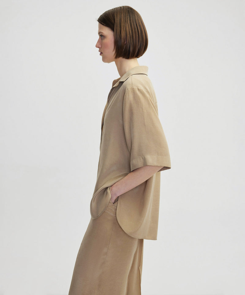 Ipekyol Relaxed Fit Basic Shirt Natural