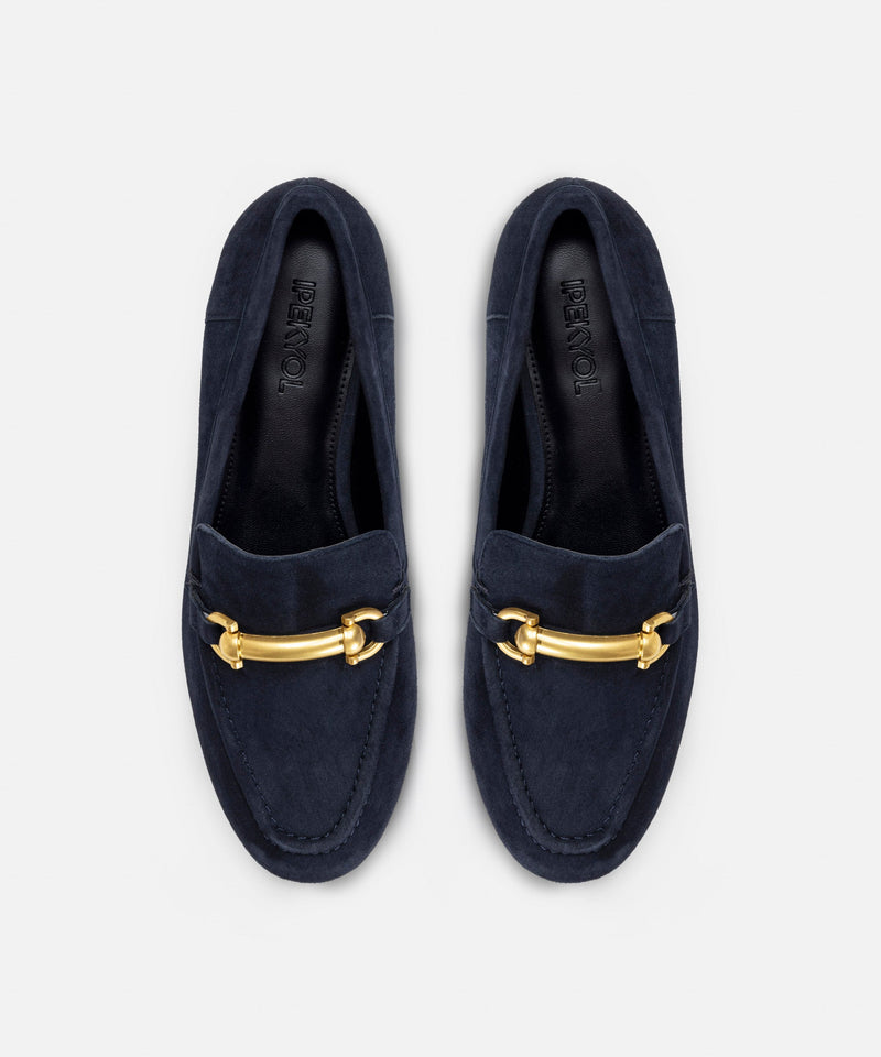 Ipekyol Buckled Loafers Navy