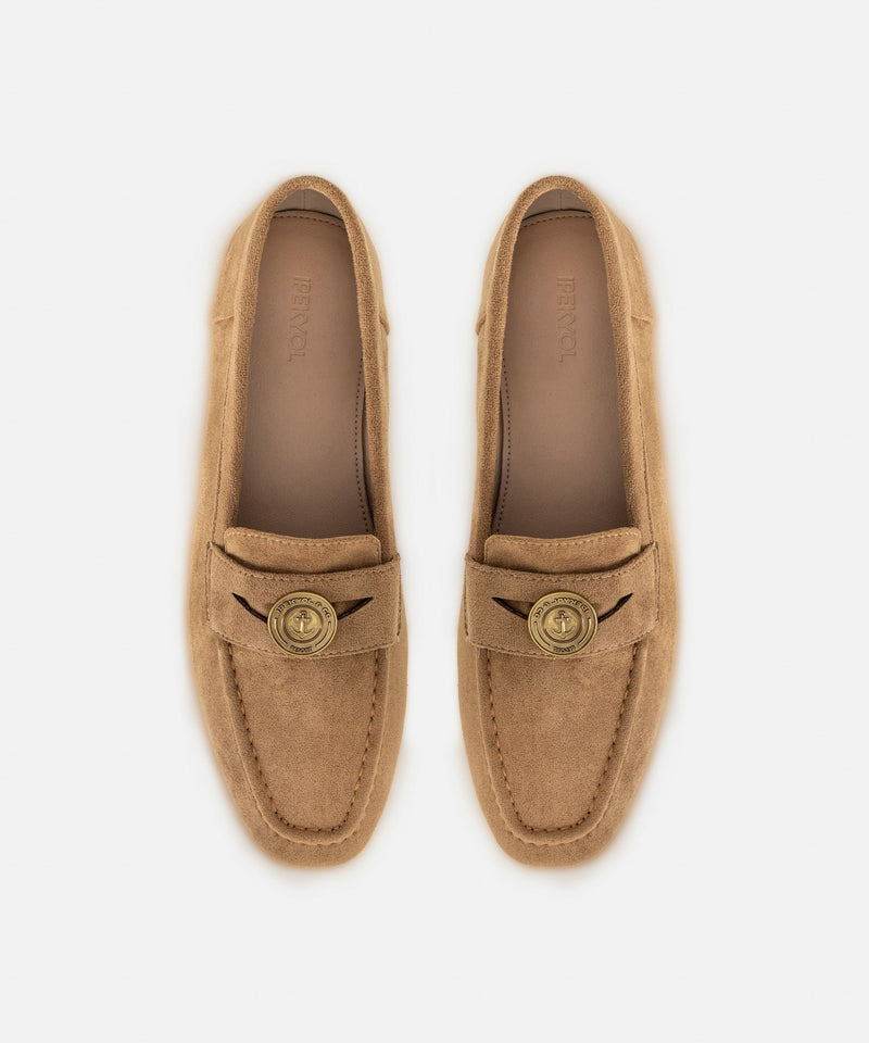 Ipekyol Suede Textured Shoes Brown