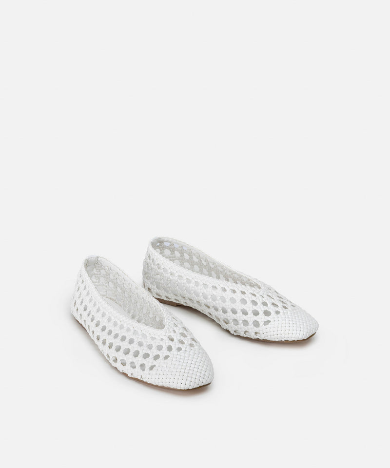 Ipekyol Knitted Textured Ballerina White