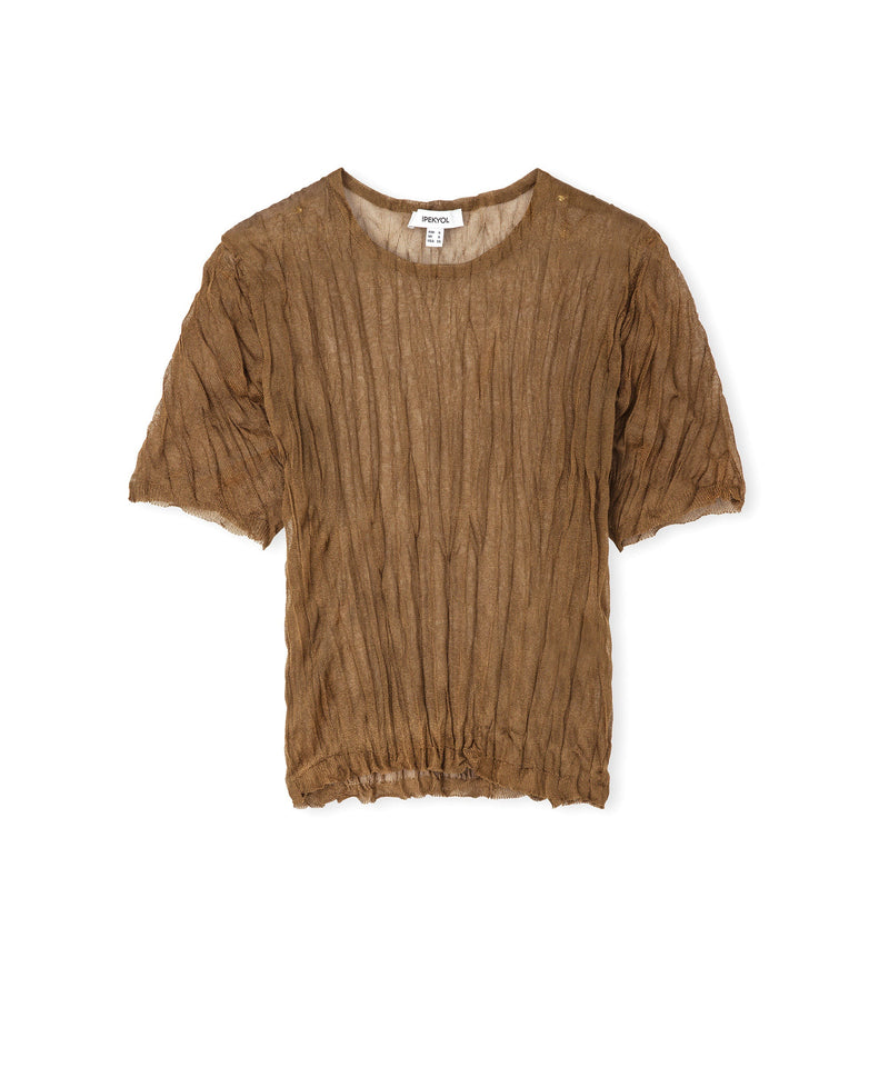 Ipekyol Crinkle Effect Knitwear Tobacco