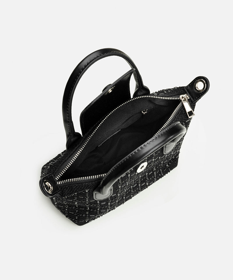 Ipekyol Hotfix Printed Bag Black