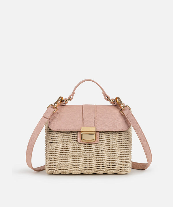 Ipekyol Double Strap Bag With Contrast Flap Powder