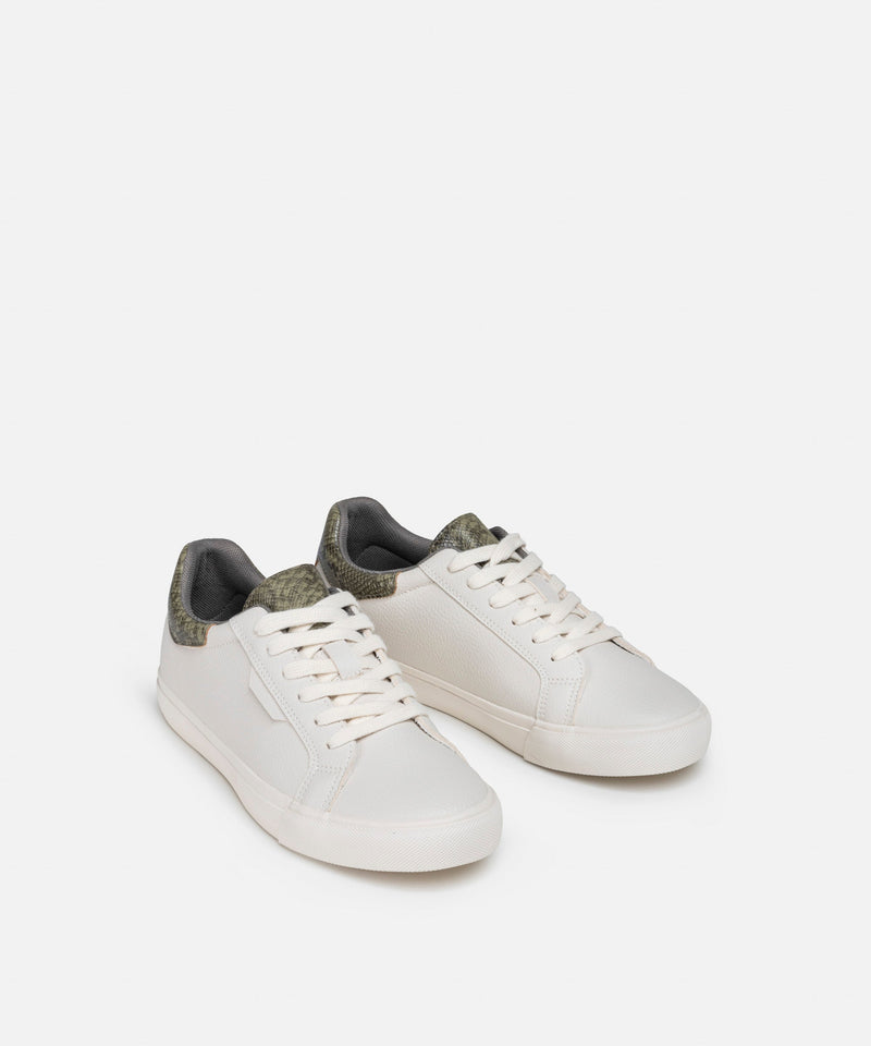 Ipekyol Color Block Lace-Up Sneakers Cream