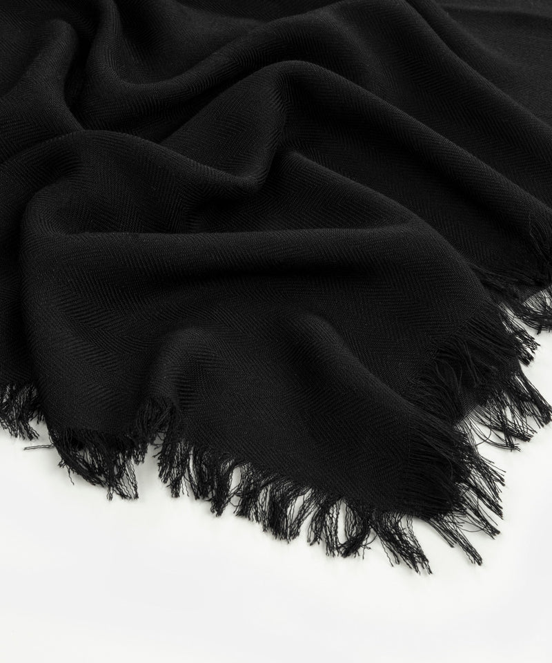 Ipekyol Scarf With Fringe Detailed Black