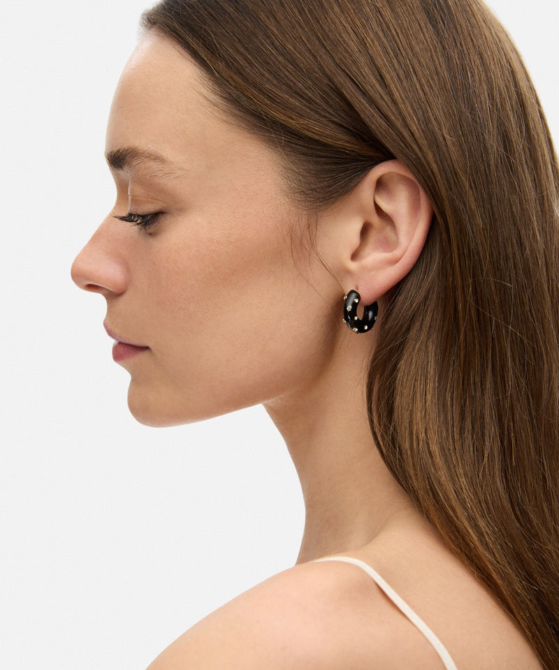 Ipekyol Detailed Earrings Black