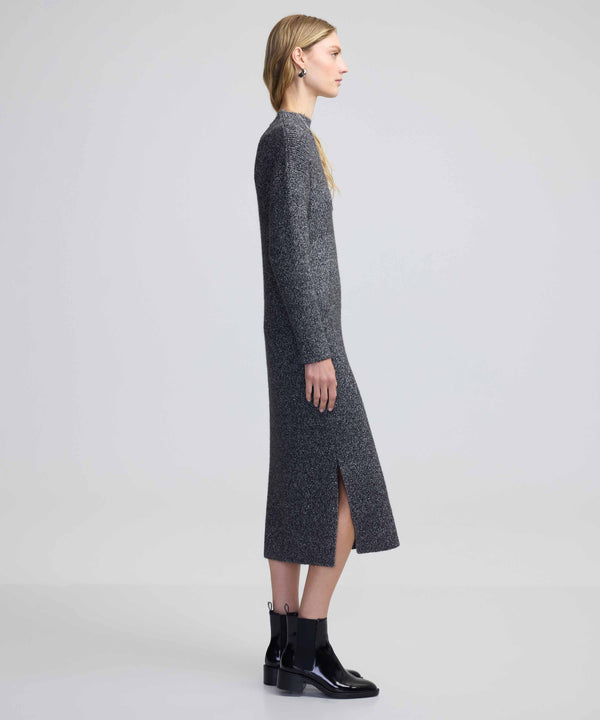 Ipekyol Belted Knit Dress Grey