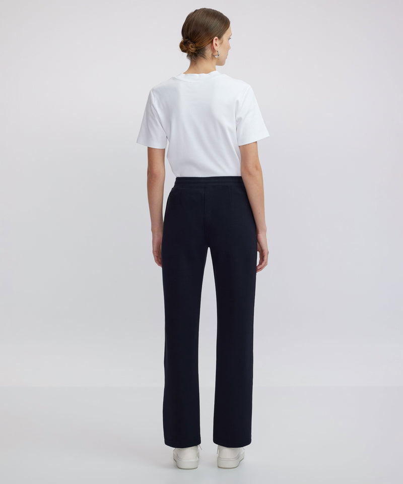 Ipekyol Elasticated Waist Solid Trousers Navy