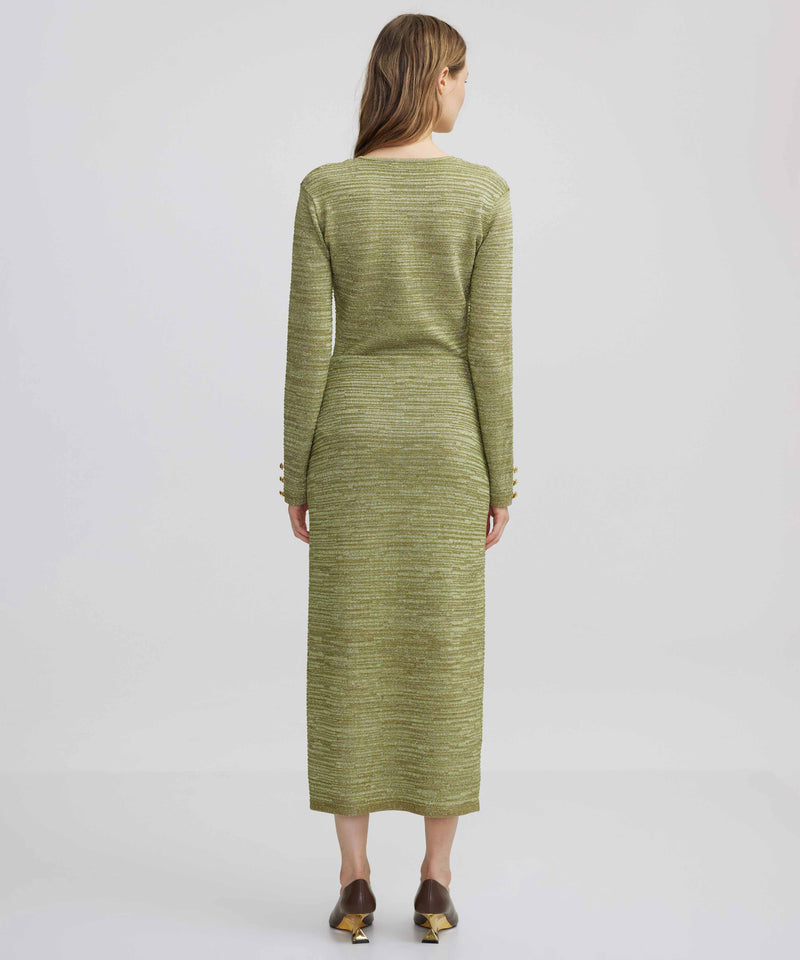 Ipekyol Lurex Pencil Skirt Olive