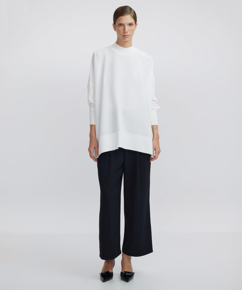 Ipekyol Knitted Mix Oversize Blouse Off White