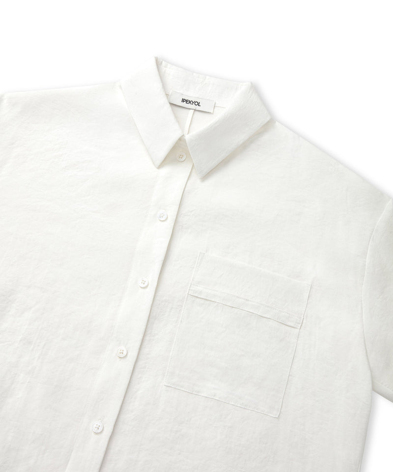 Ipekyol Minimal Shirt With Pockets Ecru